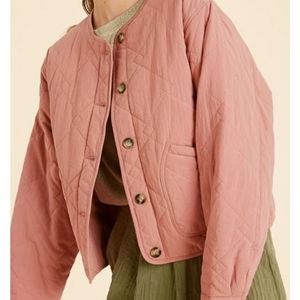 Clay quilted jacket Like New